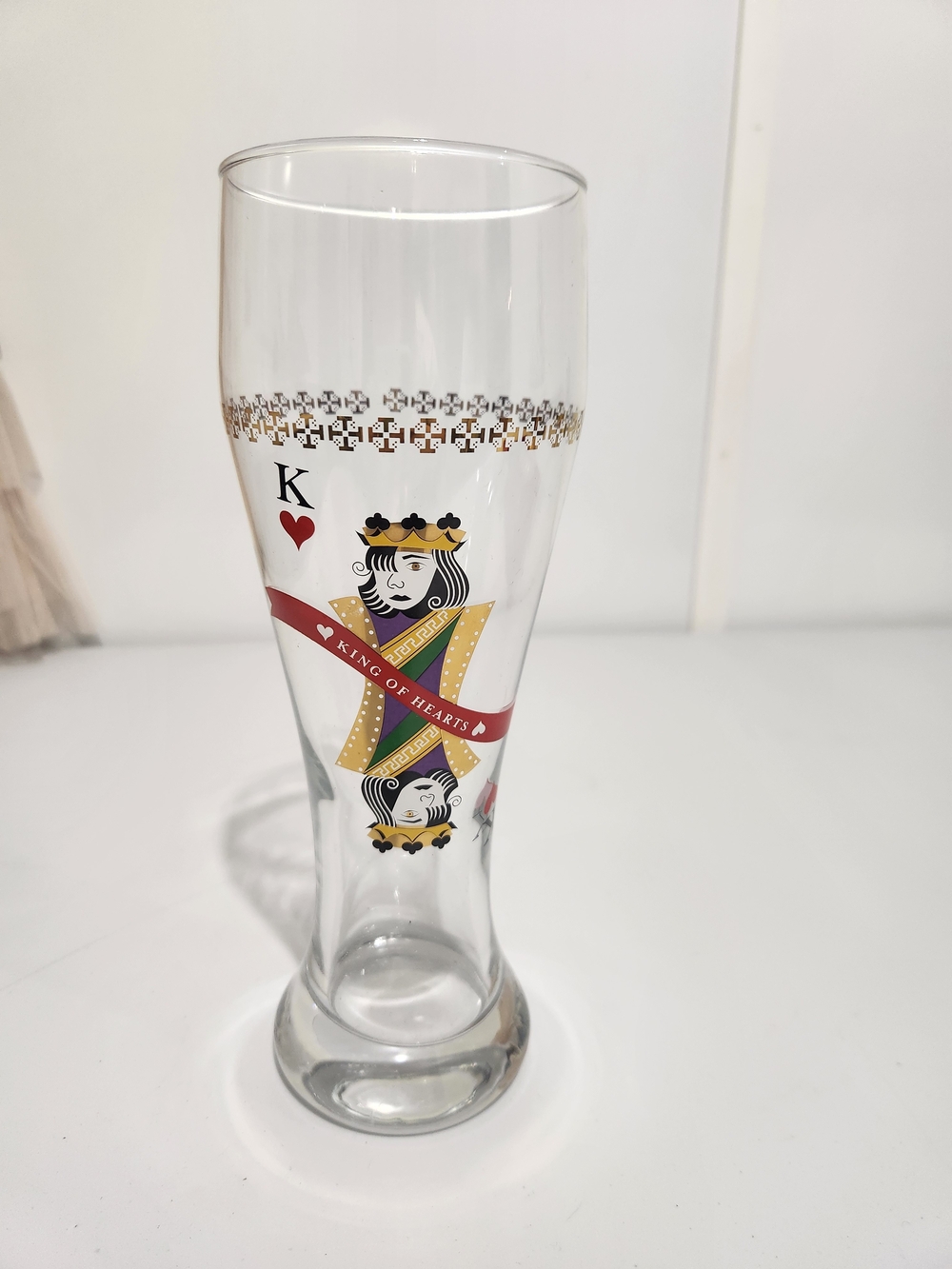 Ritzenhoff King Of Hearts Pilsner Glass